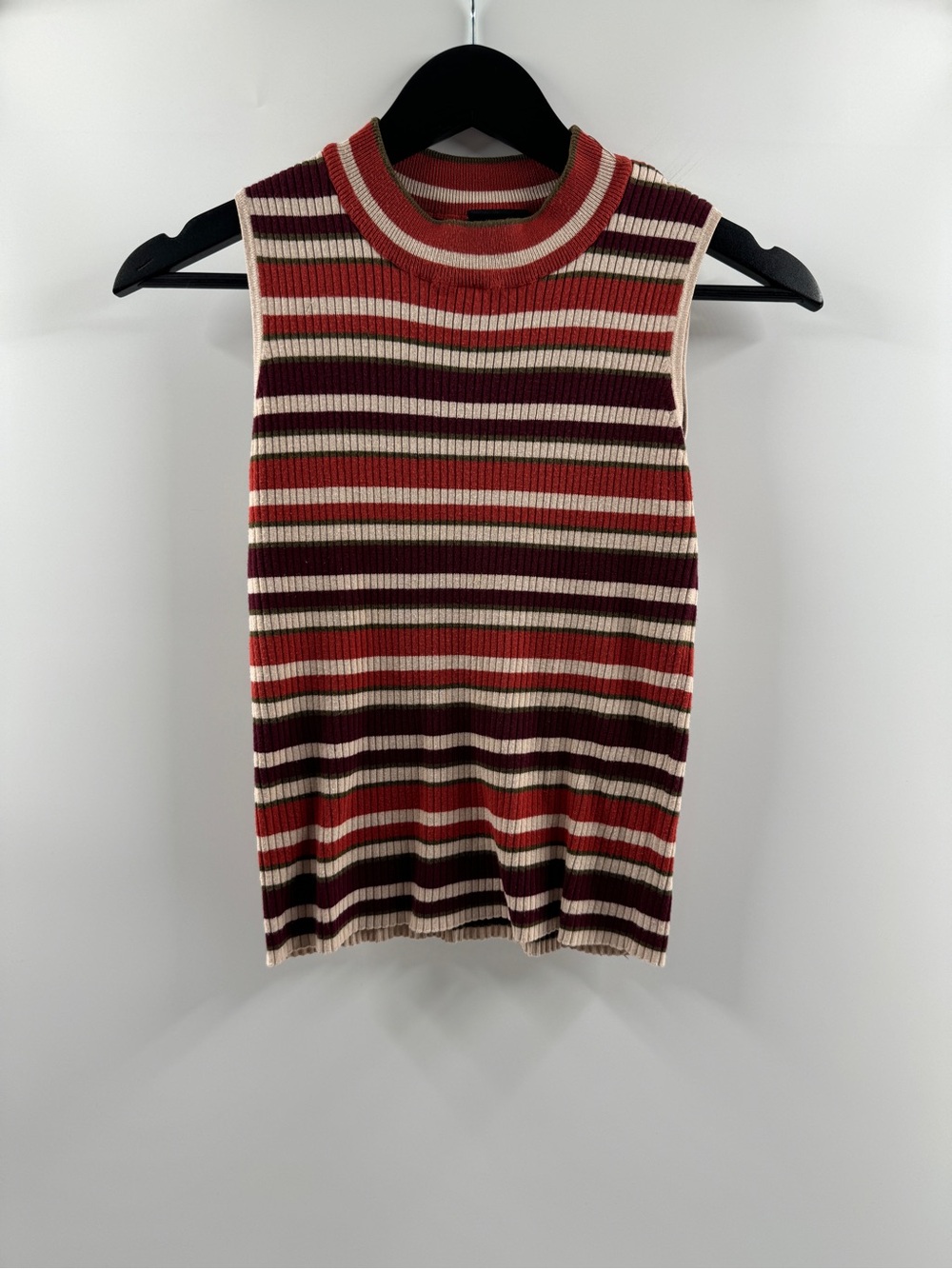 Rue21 Striped Ribbed Sweater Tank Top – Women's Large - Picture 1 of 8